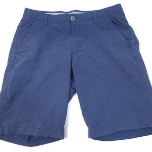 Under Armour Mens Shorts Size 34 Blue HeatGear Loose 1290156